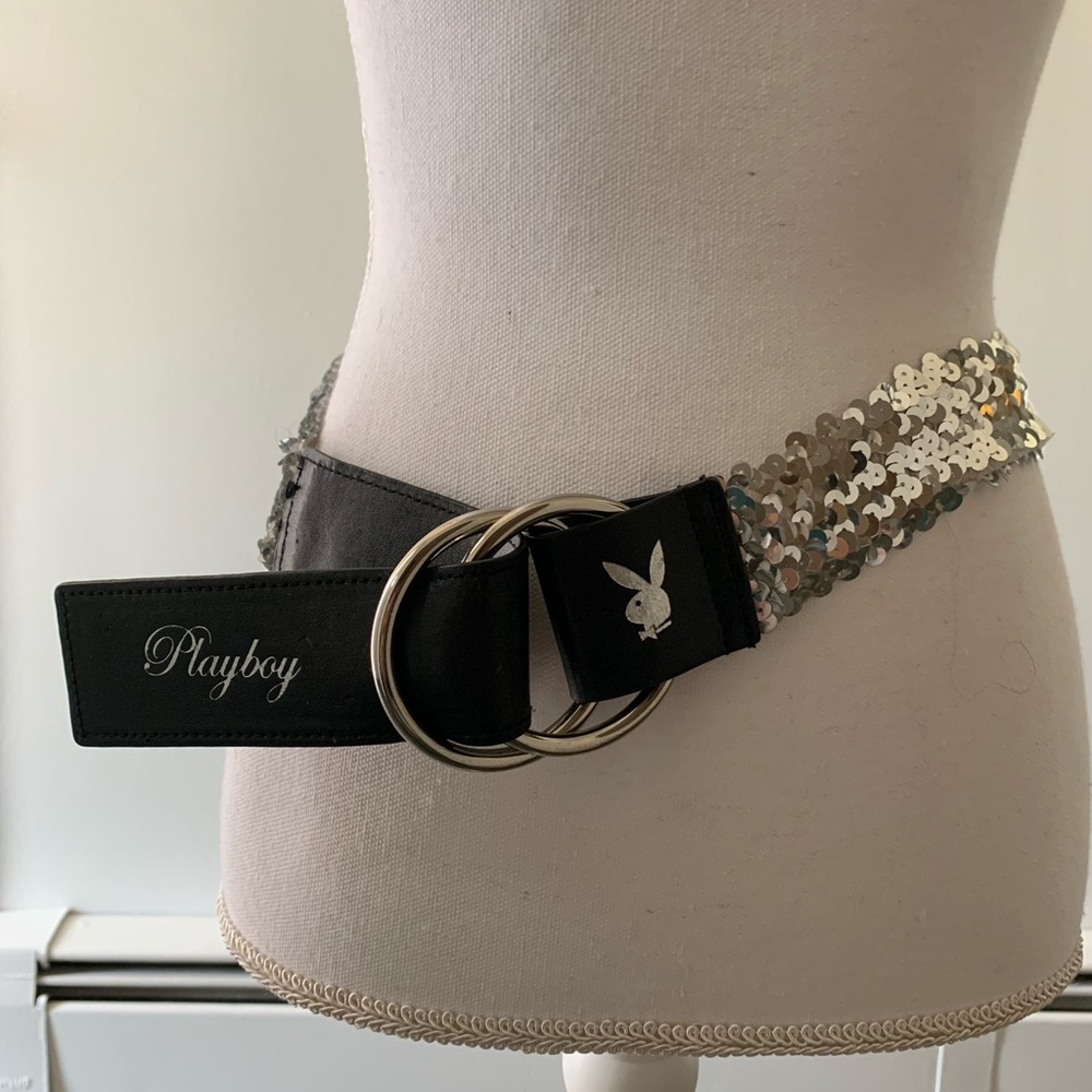 PLAYBOY Sequin Belt
